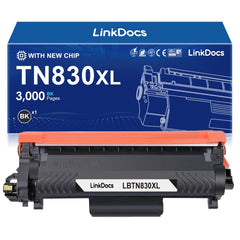 TN830XL TN830 Toner Cartridge Compatible for Brother TN830XL toner TN-830XL TN-830 to use with Brother DCP-L2640DW HL-L2480DW MFC-L2807DW MFC-L2820DW MFC-L2820DWXL Printer