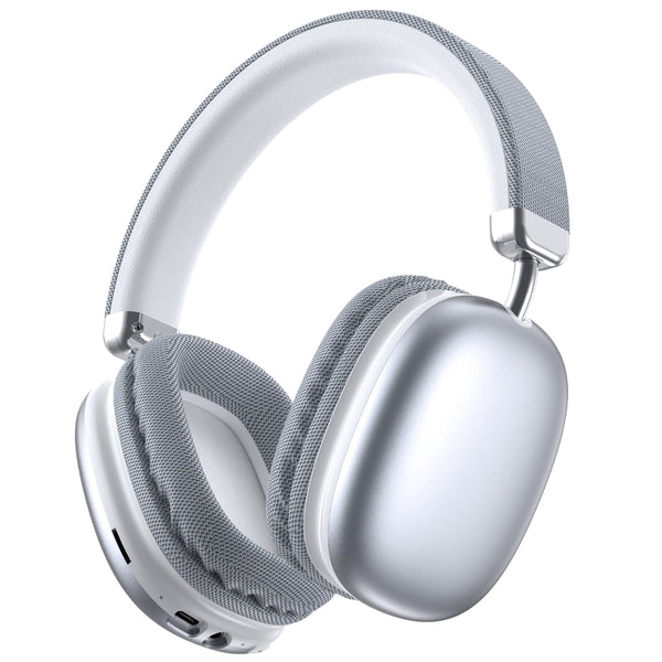 Wireless Bluetooth Headphones 5.1,40 Hrs Playtime Wireless Over-Ear Headphones,4 Mics ENC Noise Cancelling for Clear Calls, Lightweight Headset with Deep Bass Comfort fit for Travel Work